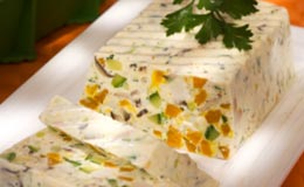 Terrine de queijo com legumes Receitas Gshow Gshow