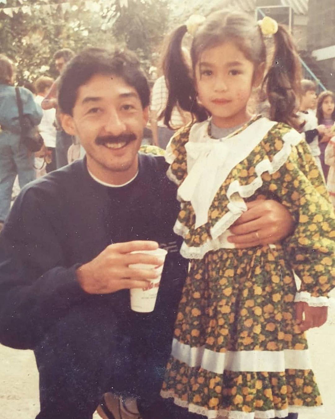 Bruna Aiiso e o pai Tino Aiiso (Foto: Reprodução Instagram)