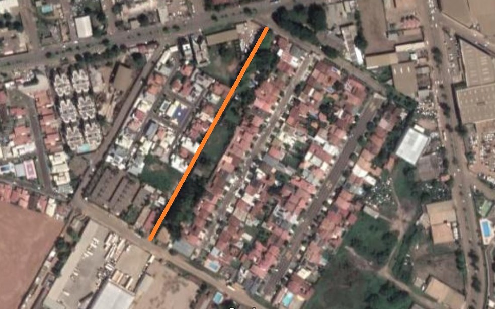 Espaço desapropriado no bairro Nova Porto Velho — Foto: Google Maps