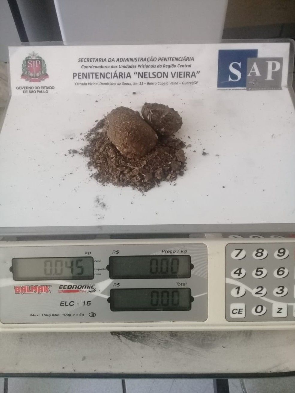 Droga foi apreendida na delegacia de Guareí — Foto: Divulgação