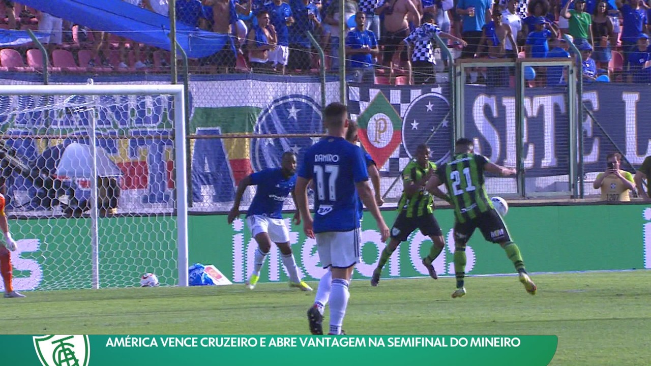 América vence Cruzeiro e abre vantagem na semifinal do Mineiro
