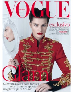 Isabeli Fontana veste Dolce & Gabbana na Vogue Brasil de dezembro de 2016 by Zee Nunes