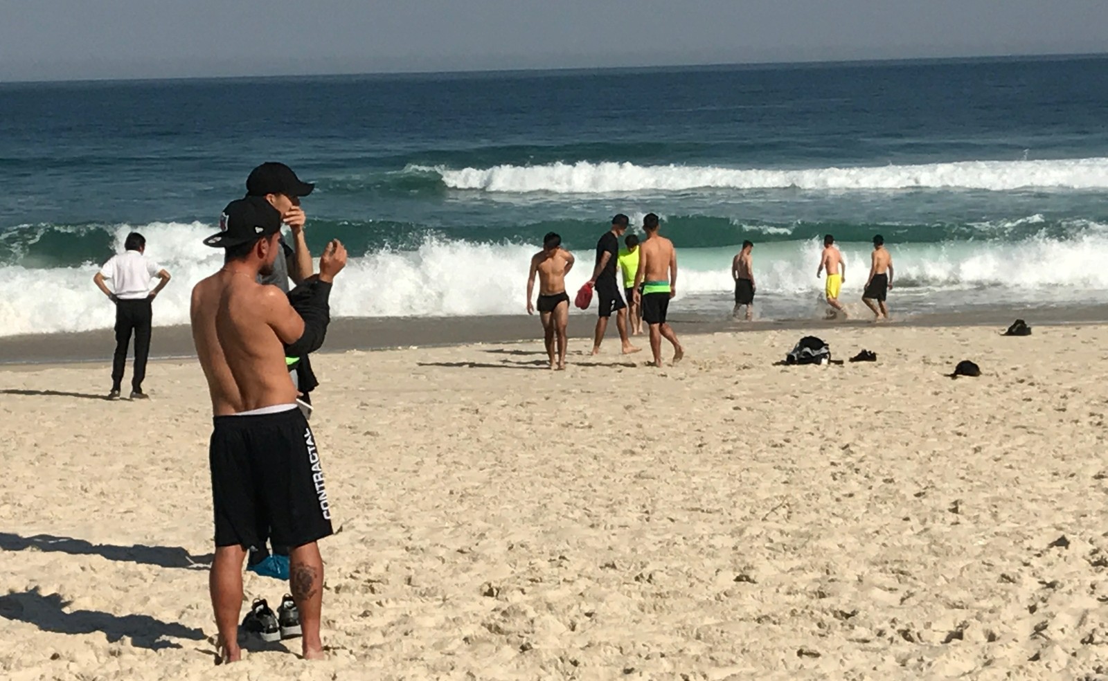 Palestino abdica de treino na Ilha do Urubu, e jogadores vão à praia no Rio