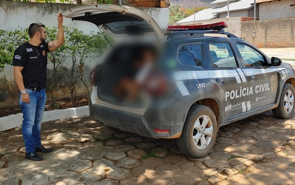 Homem é preso suspeito de estuprar criança de 11 anos em Alvorada do Norte, Goiás — Foto: Reprodução/Polícia Civil