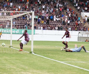 Gol da Ferroviária na Série A2 do Paulista (Foto: Leonardo Fermiano / AFE)