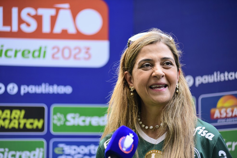 Leila reforça busca por primeiro título da Libertadores como presidente do Palmeiras: 