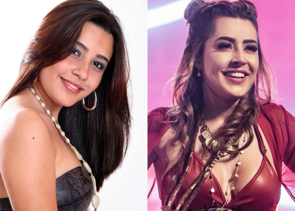 Mayara Prado e Lauana Prado: a cantora sertaneja no começo da carreira e após mudar nome artístico, em foto de 2019 — Foto: Divulgação