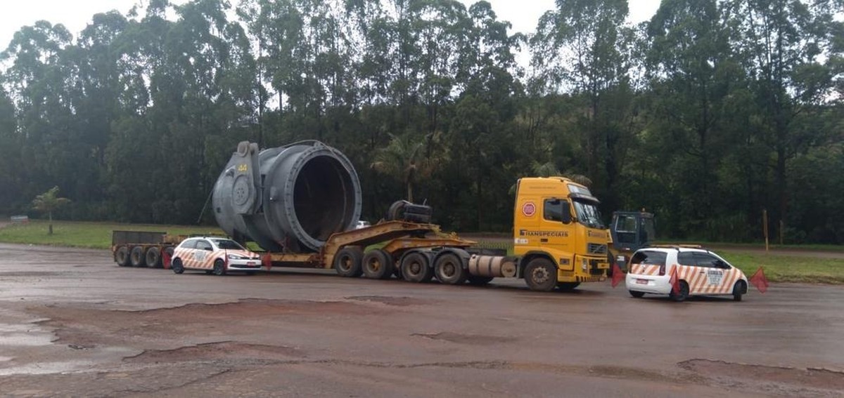 Carga superdimensionada deve passar pela BR-135 nesta quarta (27) e quinta (28)