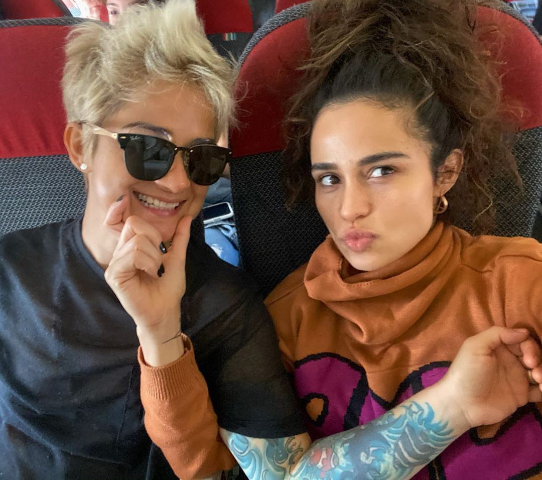 Nanda Costa e Lanlan embarcam para Salvador (Foto: Reprodução Instagram)