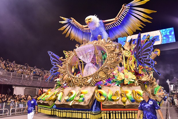 Desfile da Águia de Ouro do Grupo Especial de SP (Foto: Leo Franco / AgNews)