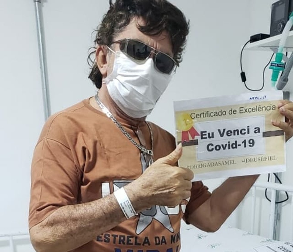 Nunes Filho se recuperou da Covid-19. — Foto: Reprodução/Redes Sociais