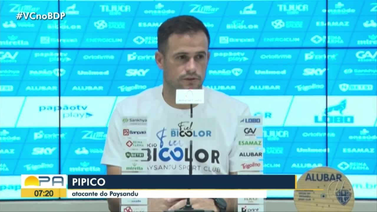 Pipico comemora o primeiro gol e projeta mais oportunidades no Paysandu