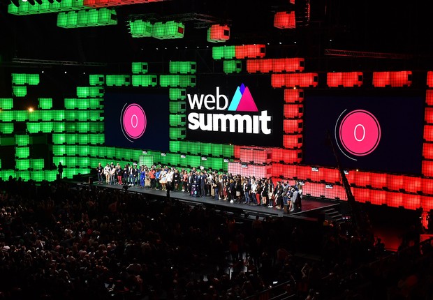 Abertura do Web Summit, em Lisboa, um dos maiores eventos de inovação e tecnologia (Foto: Piaras Ó MídheachWeb Summit via Sportsfile)