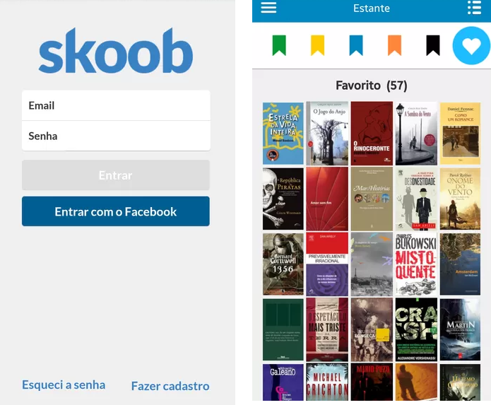Crie uma estante virtual no Skoob (Reprodução/Daniel Ribeiro)