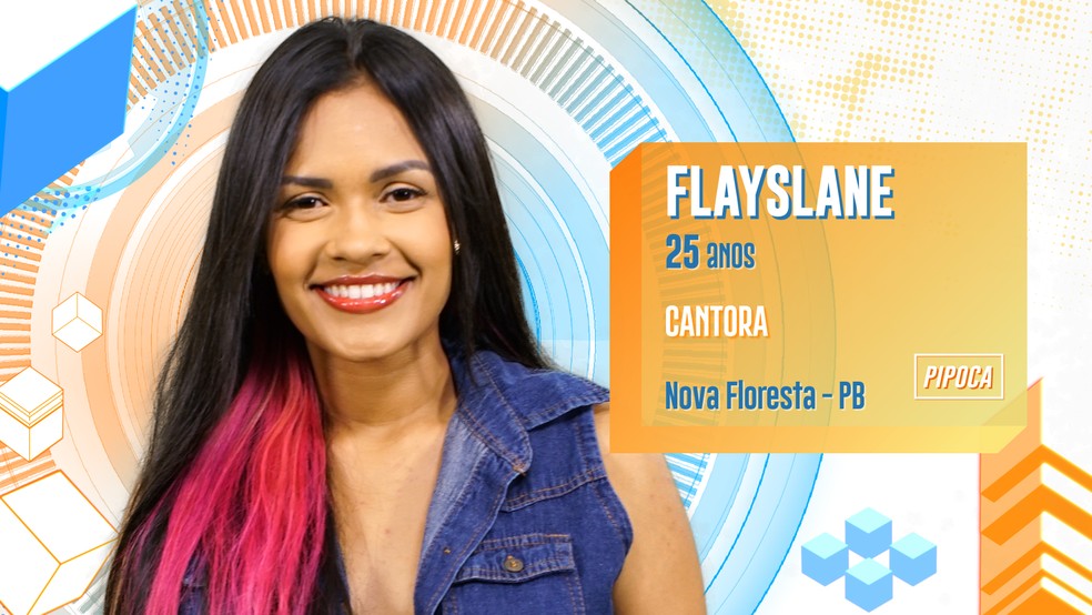 Flayslane é participante do BBB20 — Foto: Globo