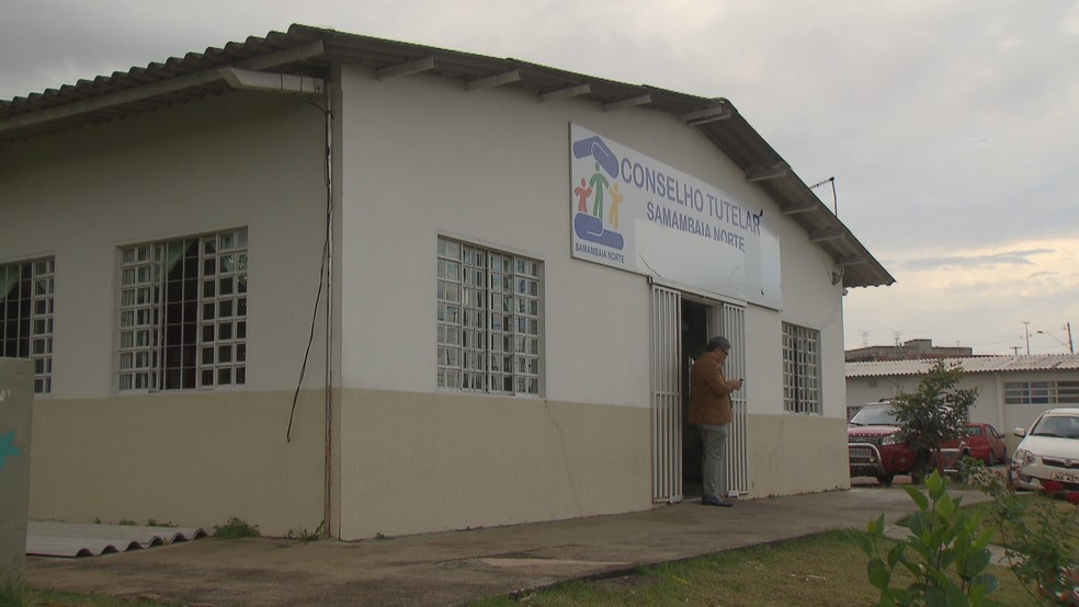 Conselho Tutelar em Samambaia Norte, no Distrito Federal — Foto: TV Globo/Reprodução