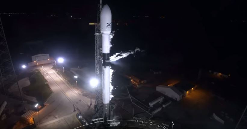 Space X inaugura projeto Starlink com o lançamento dos primeiros satélites para prover internet do espaço  (Foto: Reprodução: Youtube/ Space X )