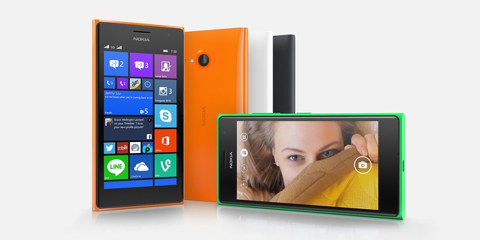 Lumia 730 possui câmera traseira de 6,7 megapixels e frontal de 5 MP (Foto: Divulgação/Microsoft)