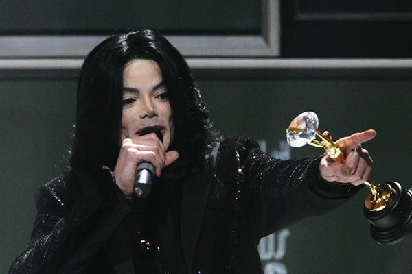 Michael Jackson no World Music Awards em 2006 (Foto: Getty Images)