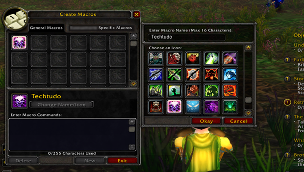 wow macro to loot