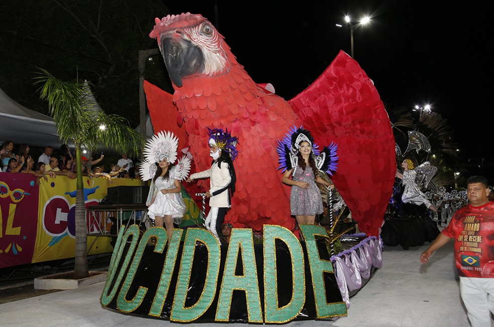 Mocidade é a campeã do Carnaval 2023 em Corumbá.  — Foto: Renê Marcio - Prefeitura de Corumbá/Reprodução