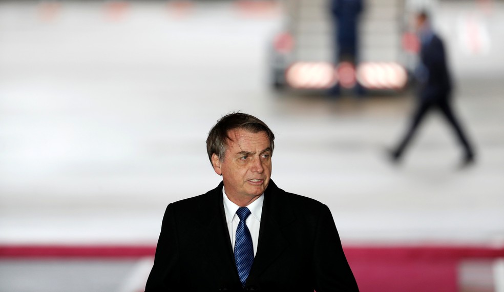 O presidente Jair Bolsonaro durante visita oficial a Israel — Foto: Ronen Zvulun/Reuters