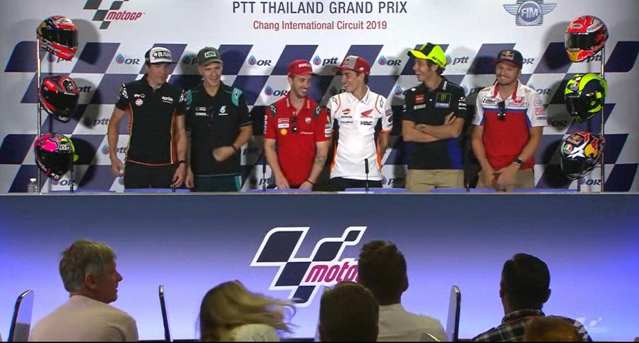 Mundial de Motovelocidade -Coletiva de Imprensa marca o início das atividades do GP da Tailândia.