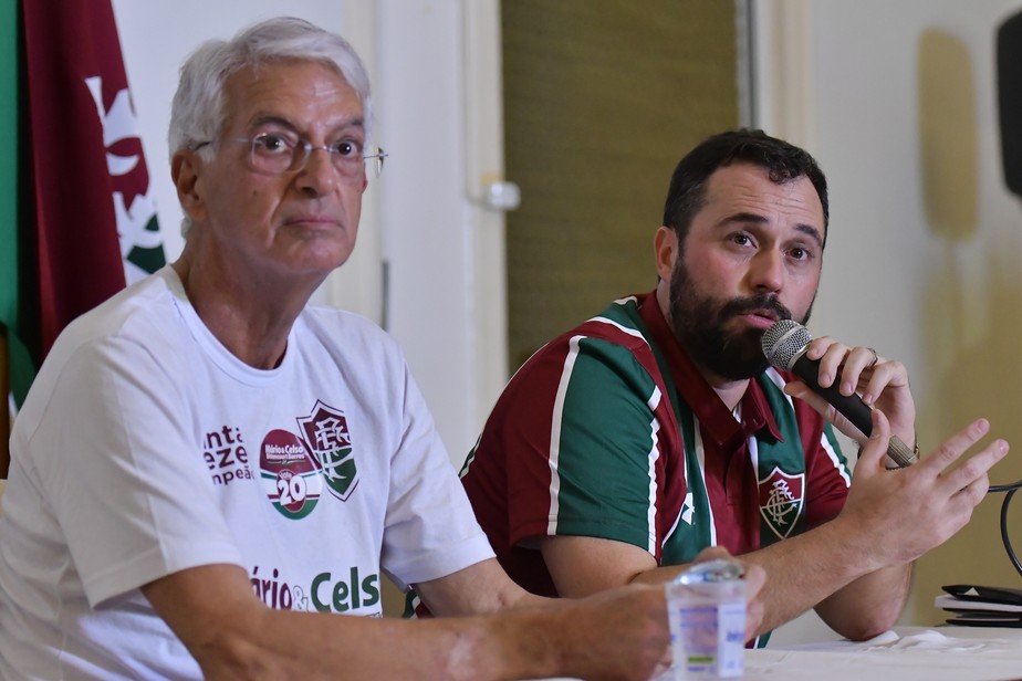 SalÃ¡rios, ligaÃ§Ã£o de Fred, Buffon... MÃ¡rio e Celso dÃ£o 1Âª entrevista apÃ³s serem eleitos no Fluminense
