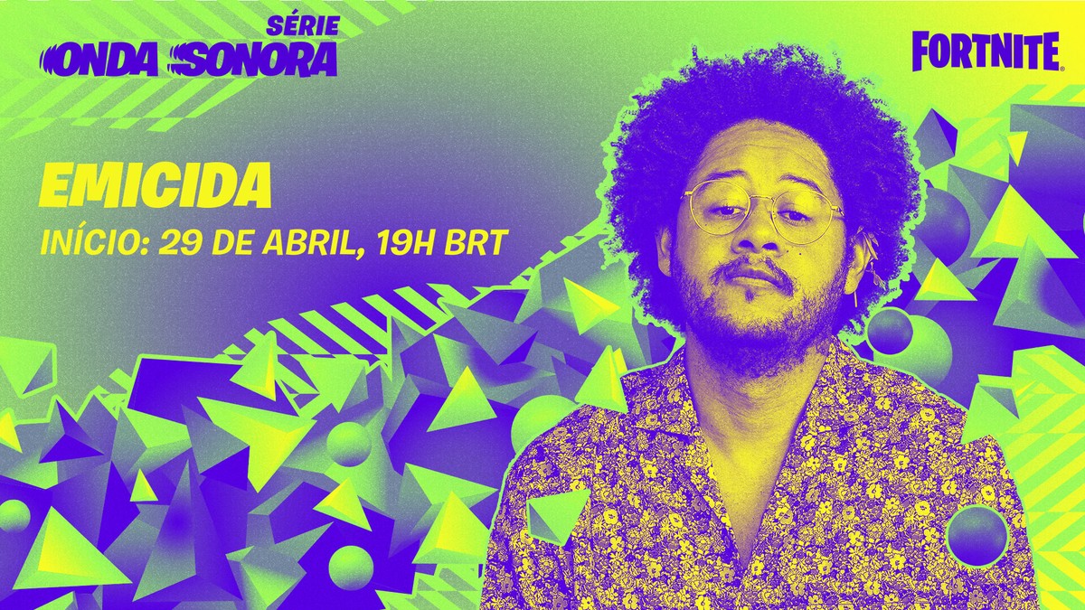Emicida no Fortnite: como assistir ao evento Onda Sonora no jogo
