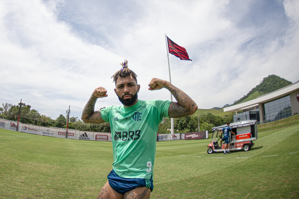 Gabigol Flamengo — Foto: Alexandre Vidal / Flamengo