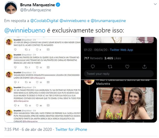 Bruna Marquezine processa internauta (Foto: Reprodução/Twitter)