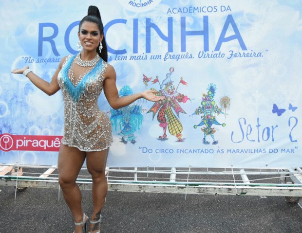 Fran Petersen, musa da Rocinha (Foto: Vagner Souza/MF Assessoria)