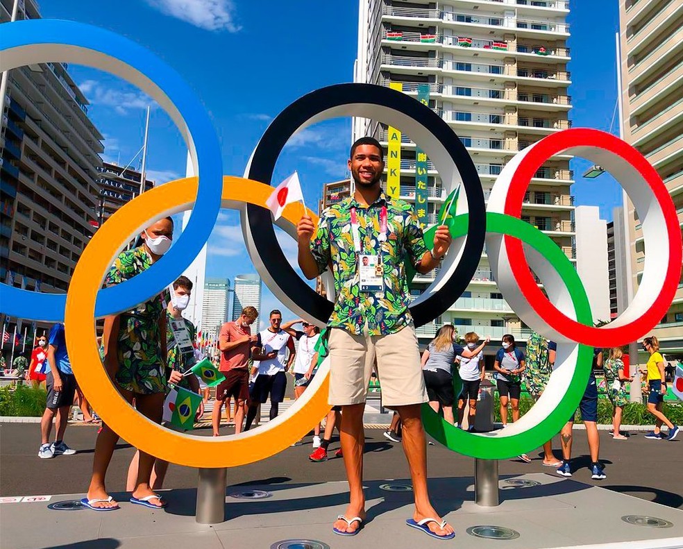 Hebert Conceição tem 23 anos e disputa primeira olimpíadas — Foto: Reprodução / Redes Sociais