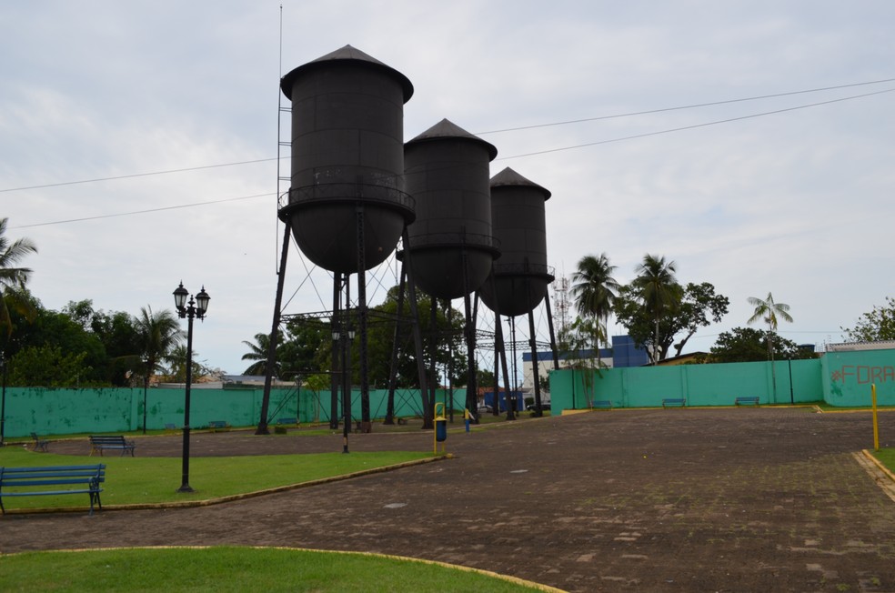 Praça das Três Caixas D'água, em Porto Velho — Foto: Hosana Morais/G1/Arquivo