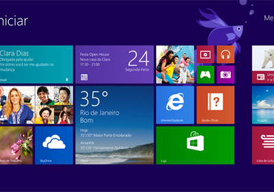 Interface do Windows 8.1: Microsoft trouxe de volta o botão iniciar (Foto: Divulgação)