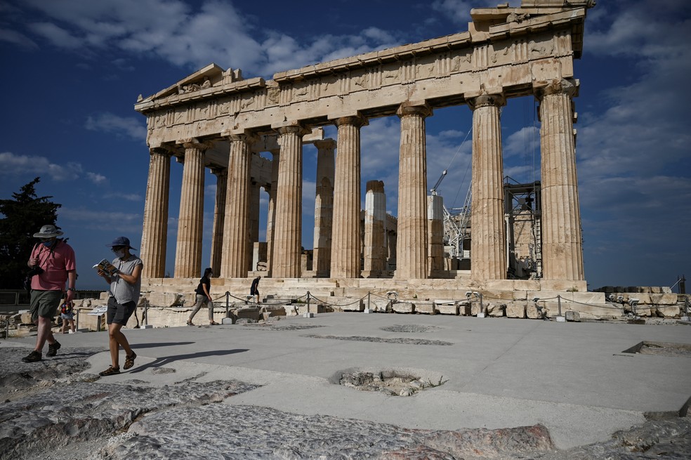 As reformas foram anunciadas pelo Ministério da Cultura grego na última semana — Foto: Aris MESSINIS / AFP