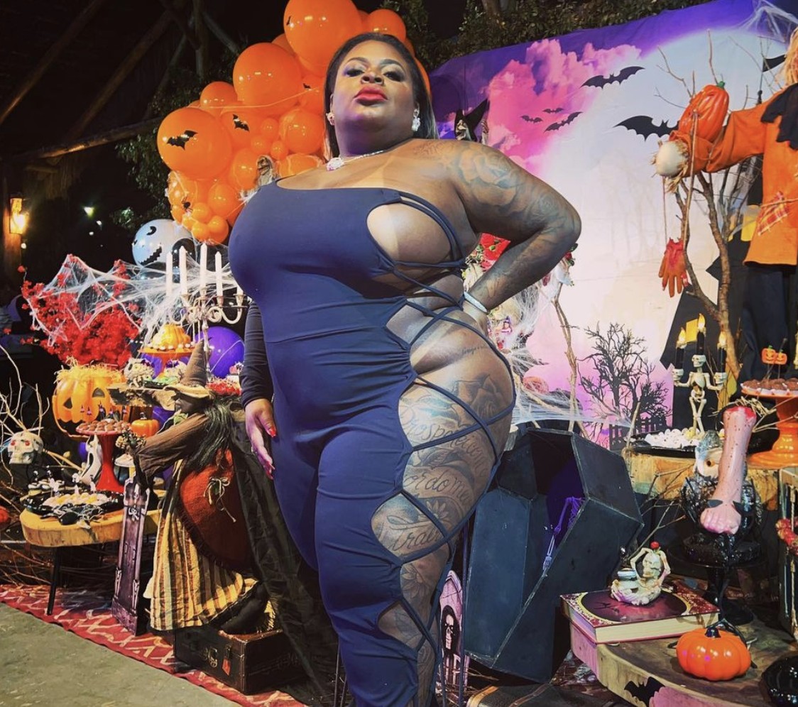 Jojo Todynho em festa de Halloween pós-divórcio — Foto: Reprodução/Instagram