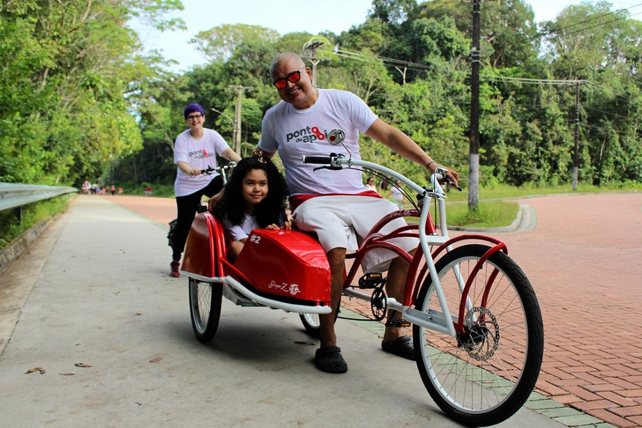 Projeto oferta bicicletas adaptadas para pessoas com dificuldades de mobilidade no Parque do Utinga