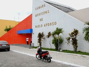 Camara de vereadores de Paulo Afonso aprovou reajuste de salários (Foto: Reprodução/TV Bahia)