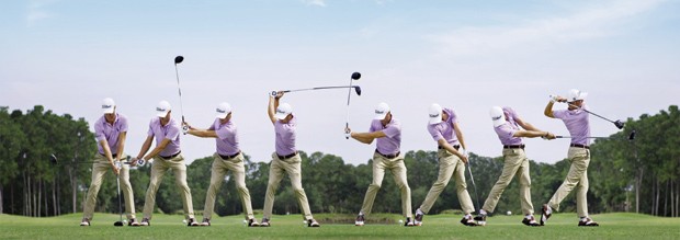 Swing, movimento básico do golfe (Foto: Dominic B. Furore)