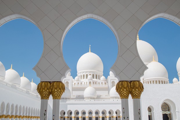 Mesquita de Abu Dhabi (Foto: Paulo Del Valle)
