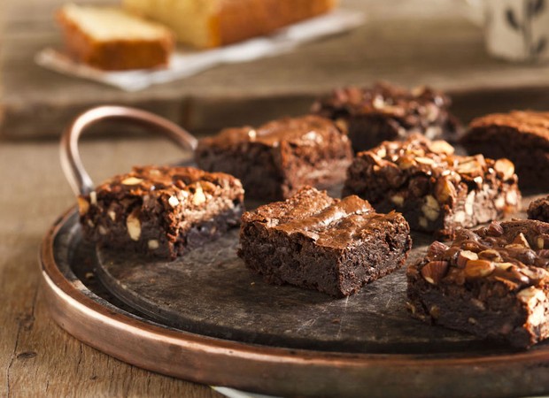 O brownie sem glúten e sem lactose é uma das opções de alimentação que agradam mesmo quem tem dietas restritivas (Foto: Divulgação)