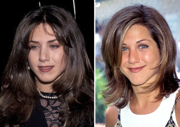 Transformações capilares das celebridades (Foto: Getty Images)