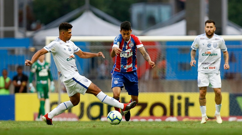 Derrotado na Fonte Nova, o CSA volta a campo no próximo domingo, em Maceió contra a Chape — Foto: Felipe Oliveira/Divulgação/E.C. Bahia