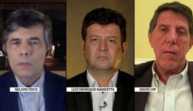 Mandetta, Teich e Uip debatem as causas de 100 mil óbitos por Covid (Globo)