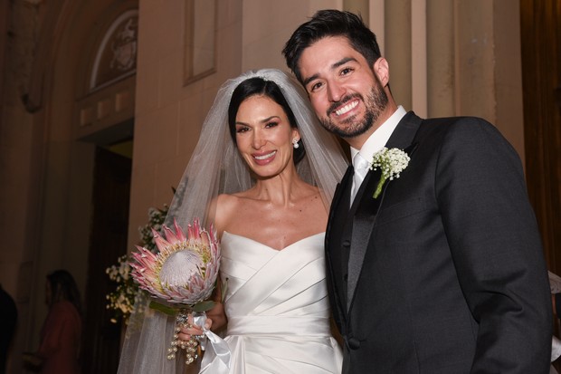 Sara Sarres e Attilio Galhardo se casam (Foto: Andy Santana/AgNews)