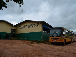 Escola Municipal Quintino Bocaiúva, Cacoal (Foto: Paula Casagrande)