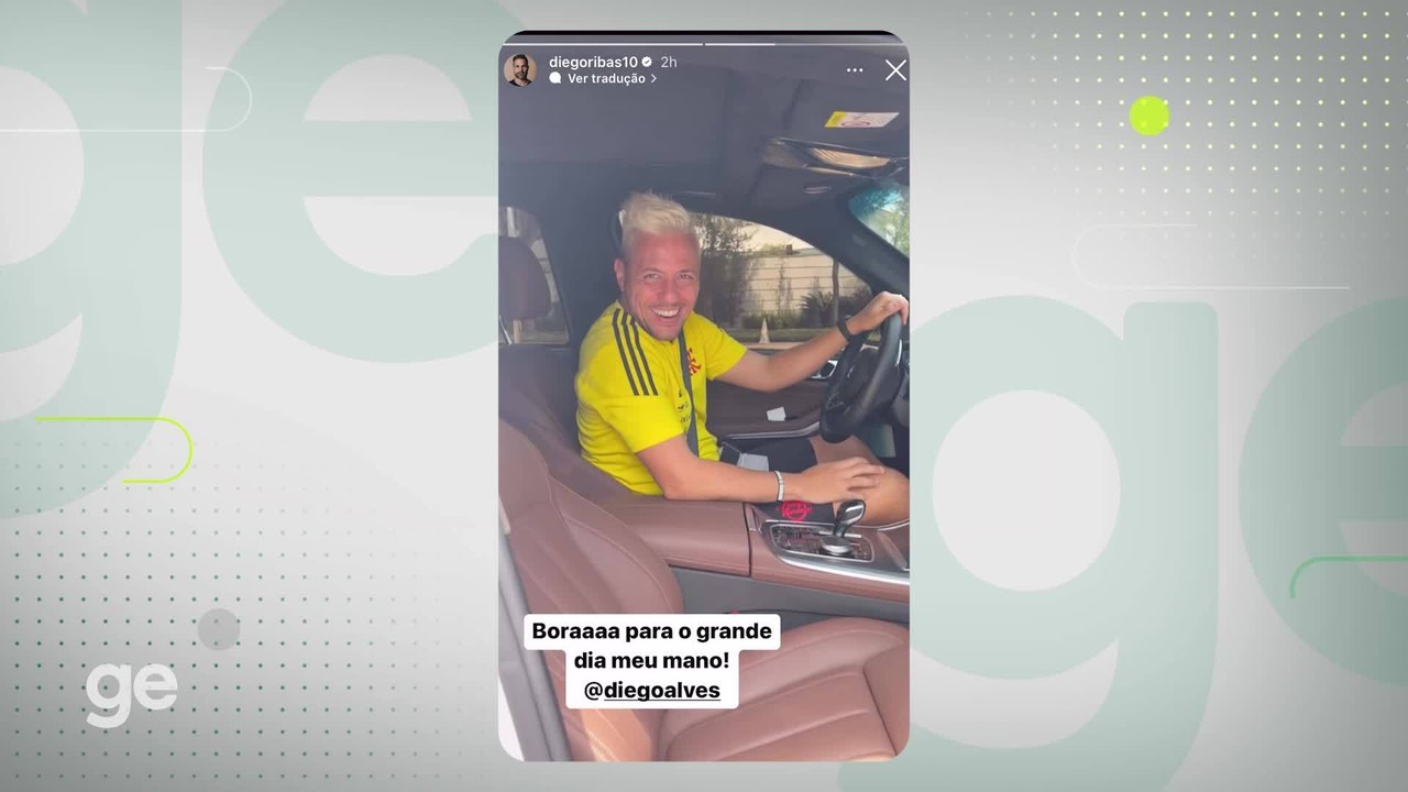 Diego Ribas e Diego Alves se despedem do Flamengo