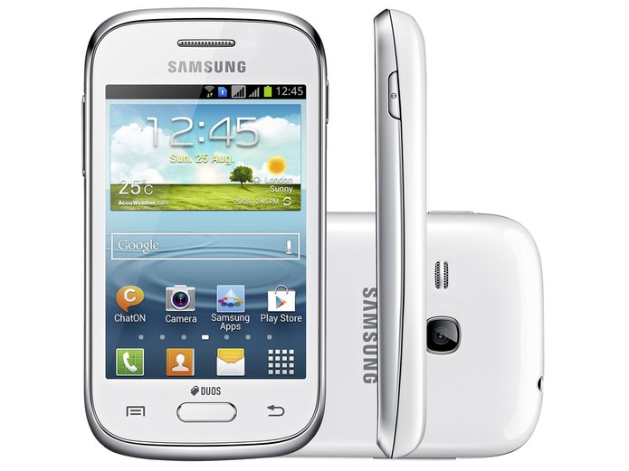 Galaxy Young Plus tem função dual-chip, Android Jelly Bean e preço em conta (Foto: Divulgação/Samsung)