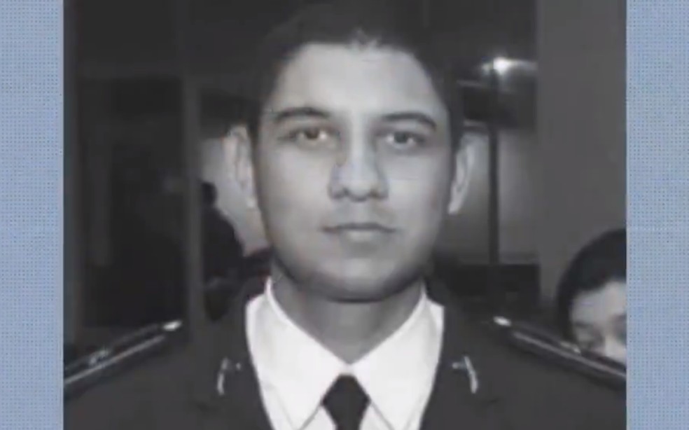 Luciano Libarino Neves, tenente da PM morto a tiros em Vitória da Conquista — Foto: Reprodução/TV Bahia